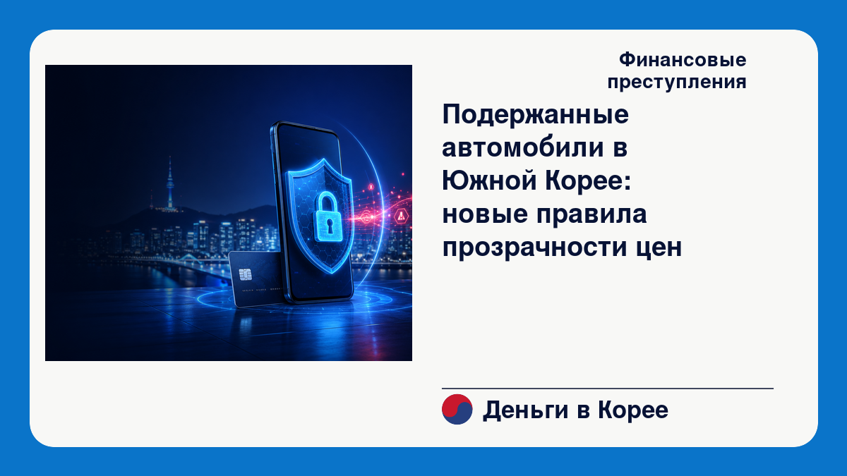 Подержанные автомобили в Южной Корее: новые правила прозрачности цен