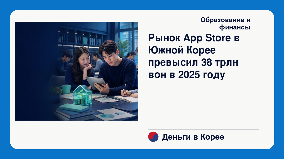 Рынок App Store в Южной Корее превысил 38 трлн вон в 2025 году