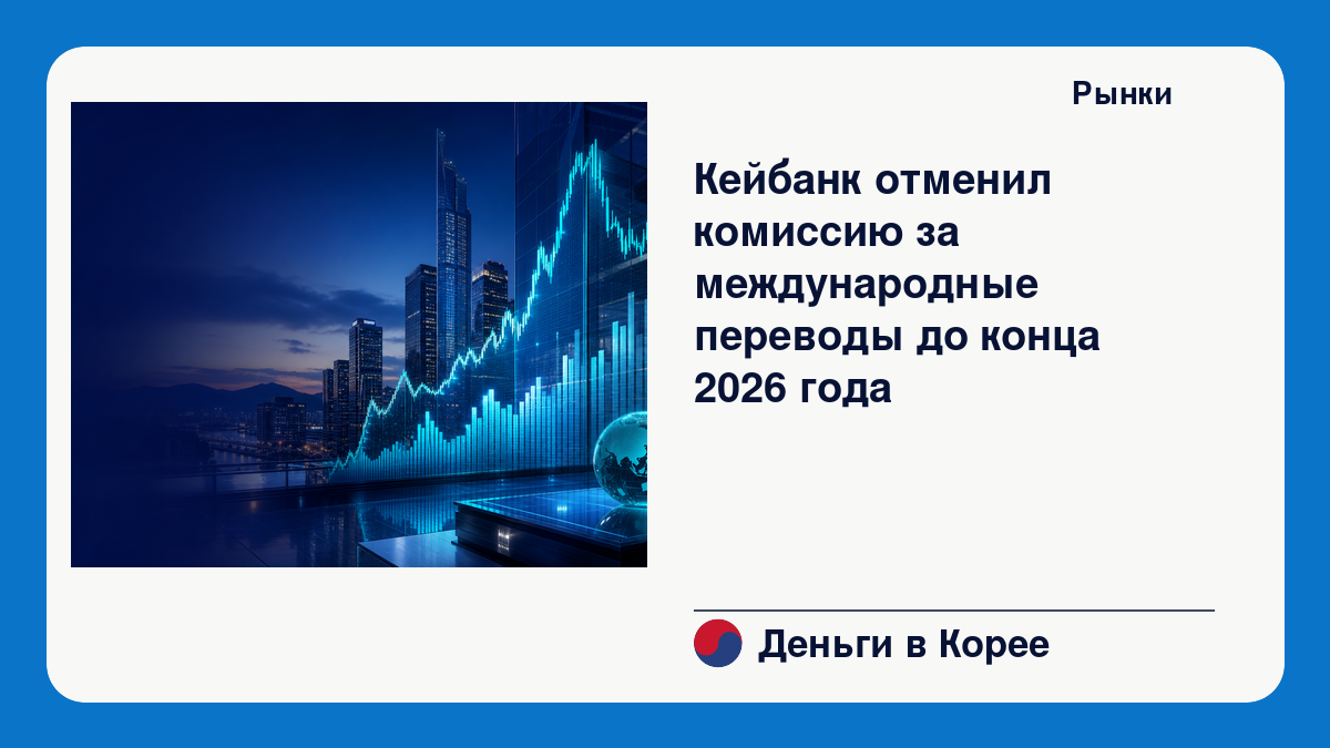 Кейбанк отменил комиссию за международные переводы до конца 2026 года