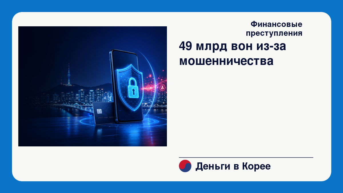 49 млрд вон из-за мошенничества