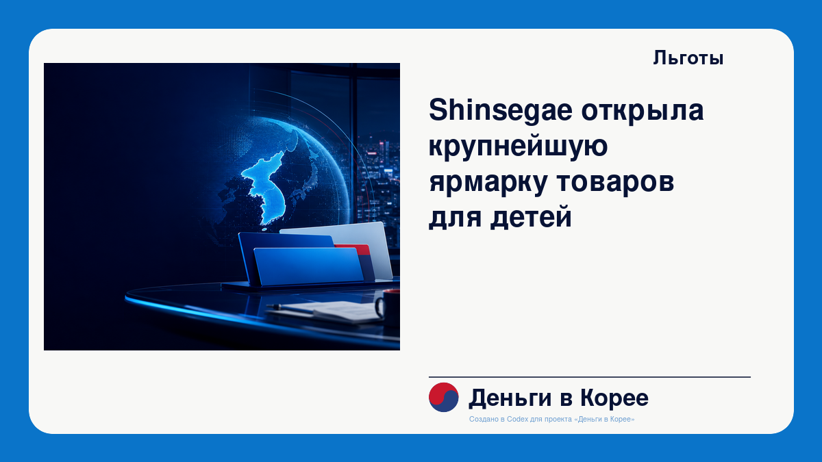Shinsegae открыла крупнейшую ярмарку товаров для детей