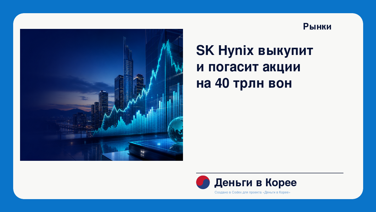 SK Hynix выкупит и погасит акции на 40 трлн вон
