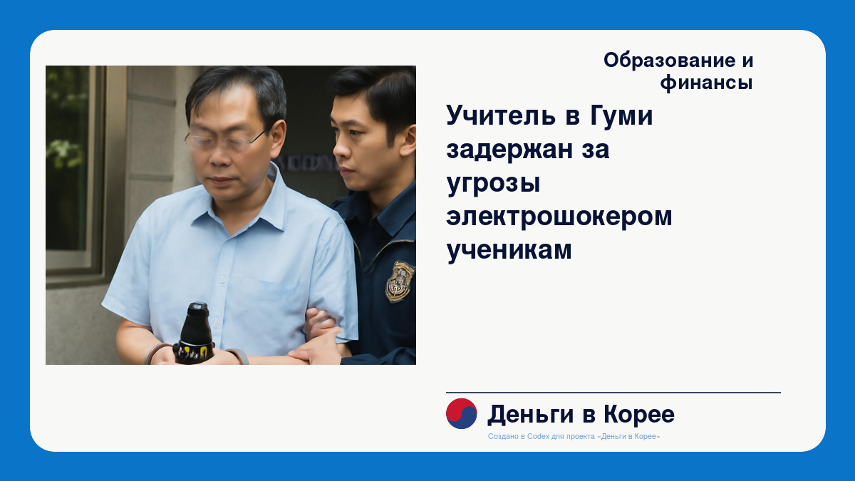 Учитель в Гуми задержан за угрозы электрошокером ученикам